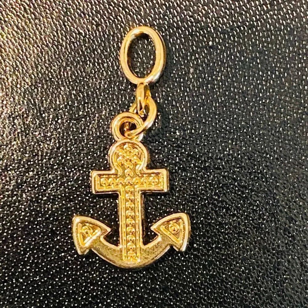 NWOT Effy Gold Toned Anchor Nautical Themed Bracelet Necklace Dangle Charm